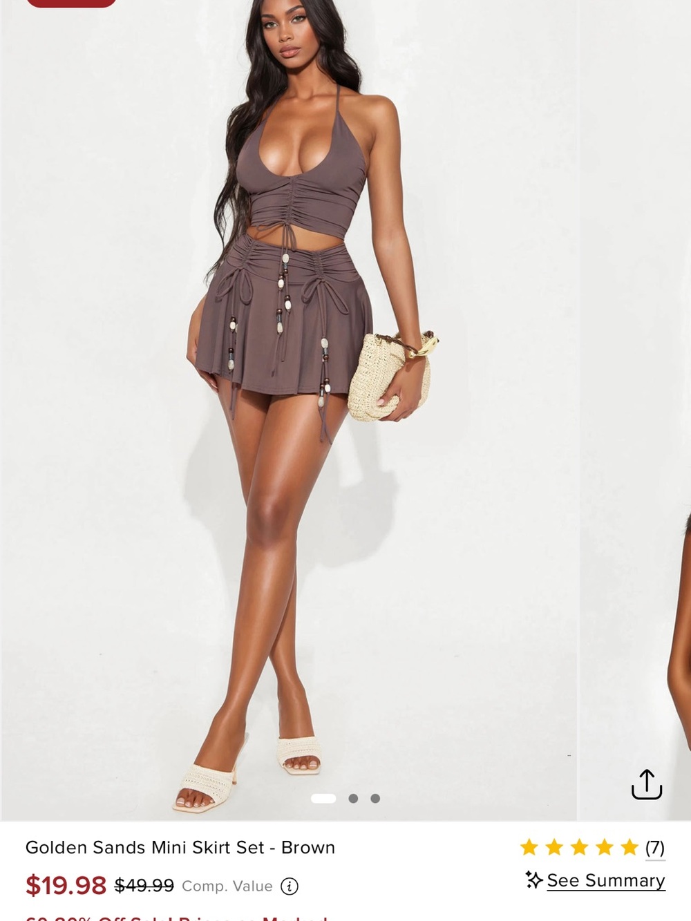 Brown matching set